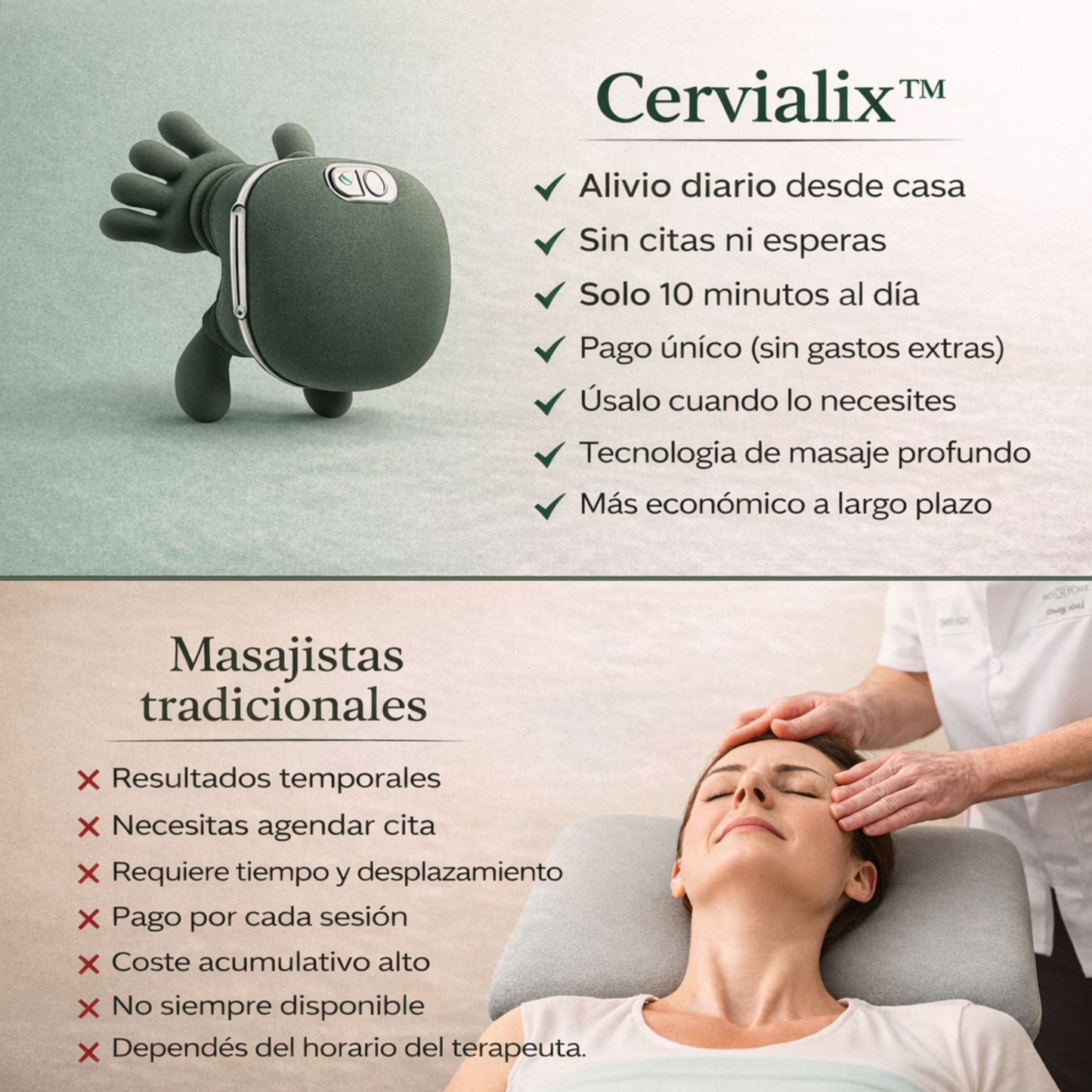 Cervialix Pro™ Alivio Cervical Inteligente desde Casa