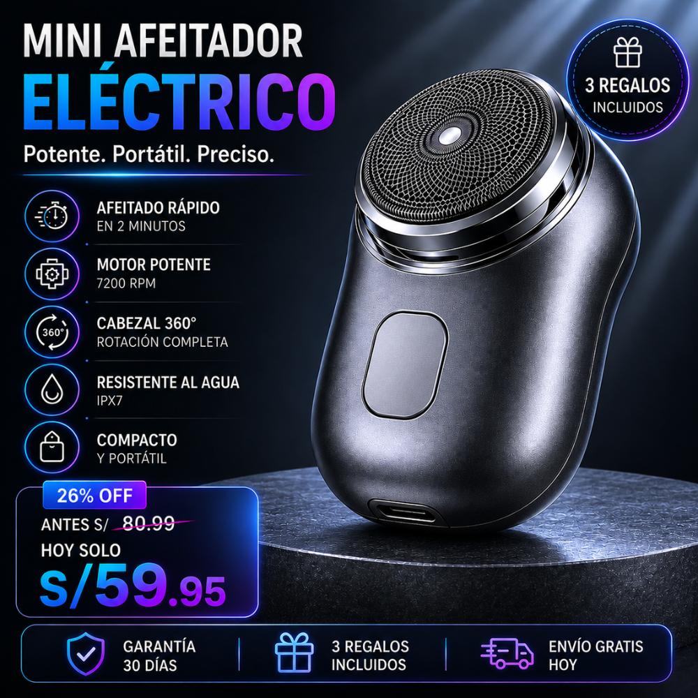 Shavix™ Mini Turbo Shaver