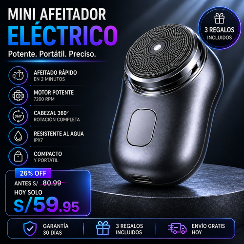Shavix™ Mini Turbo Shaver